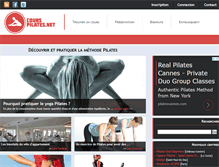 Tablet Screenshot of cours-pilates.net
